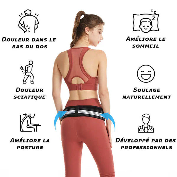 Ceinture Lombaire & Sciatique contre les douleurs