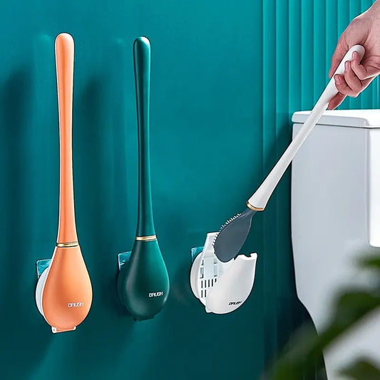 Brosse de nettoyage de toilettes à suspendre au mur